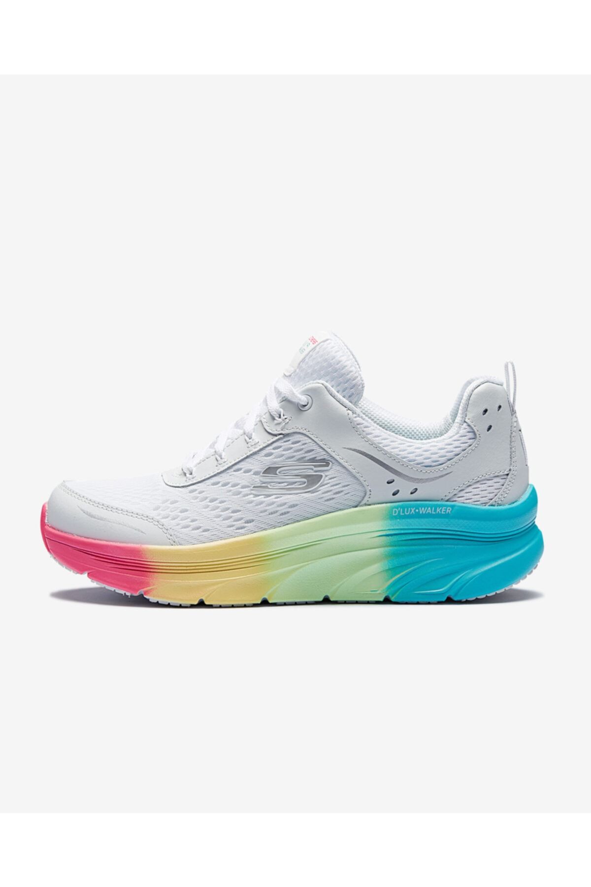 SKECHERS D'LUX WALKER Kadın Beyaz Spor Ayakkabı - 149315 WMLT