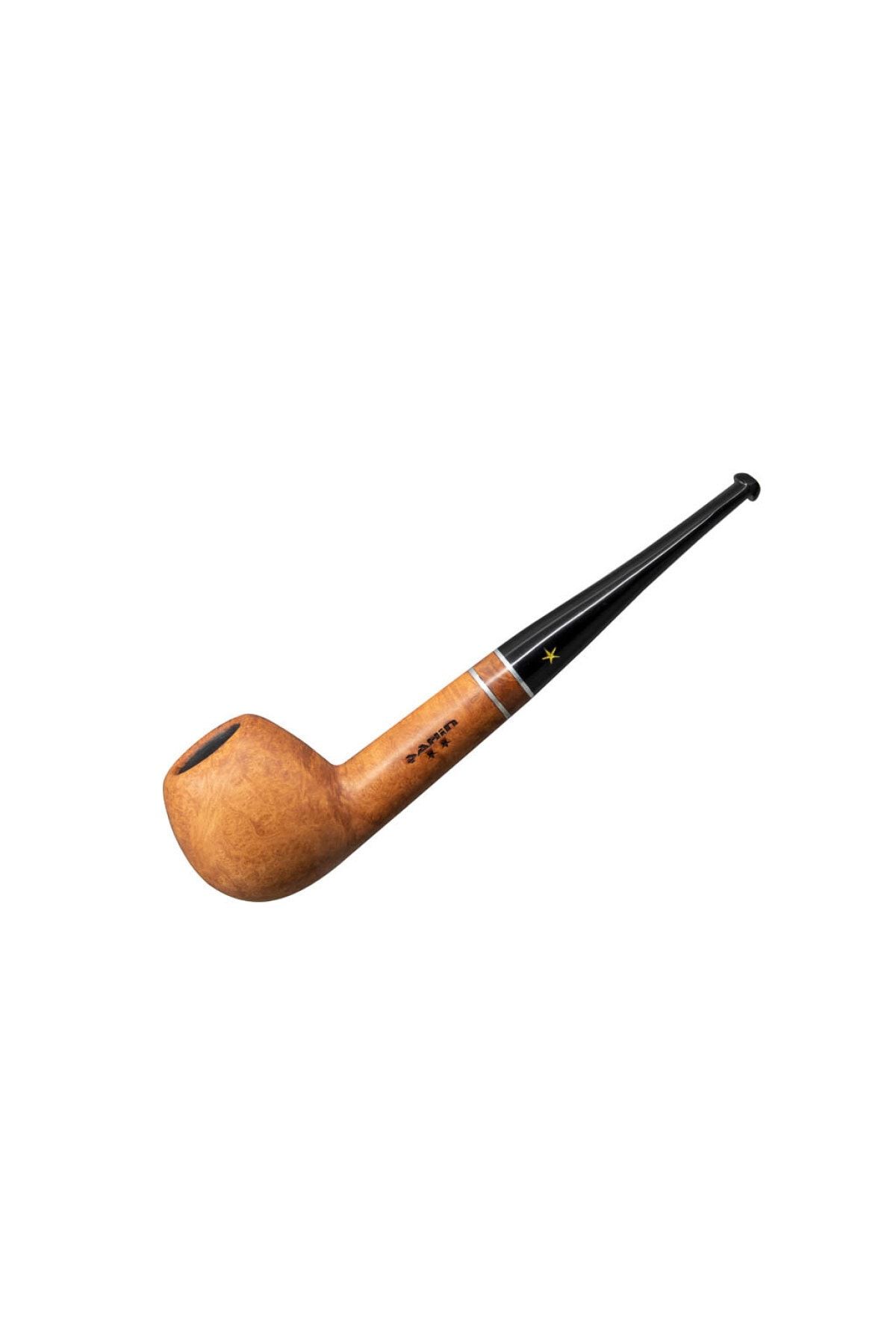 Şahin Sarı Yıldız 103 9mm. Filtreli Ebonit Saplı Pipo