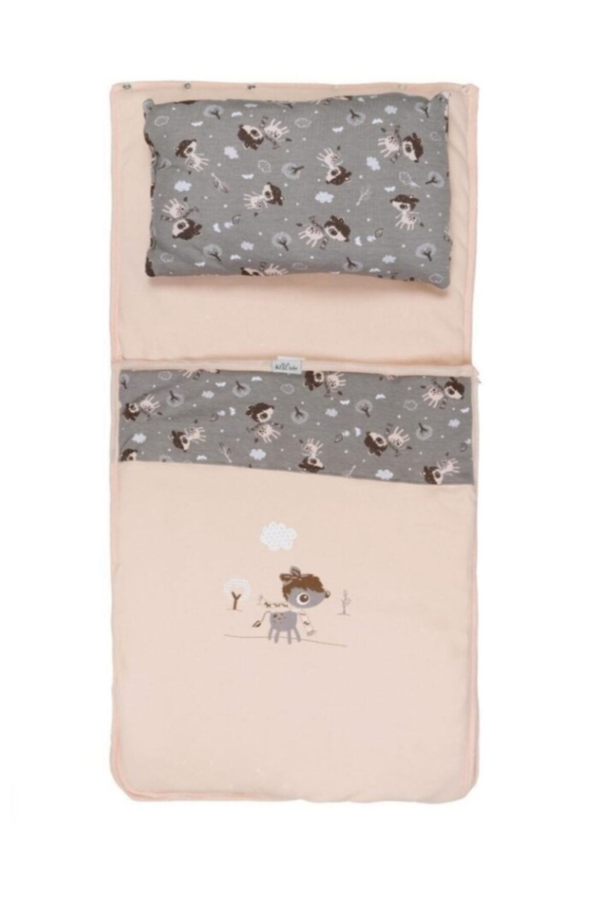 Aziz Bebe Kız Bebek Somon Yastıklı Alt Açma Minderi