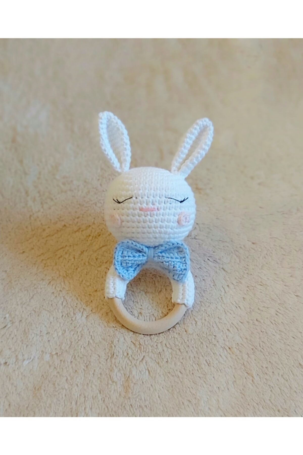 Dusa Tekstil Mint Oyuncak Amigurumi Diş Kaşıyıcı/çıngırak Organik Oyuncak