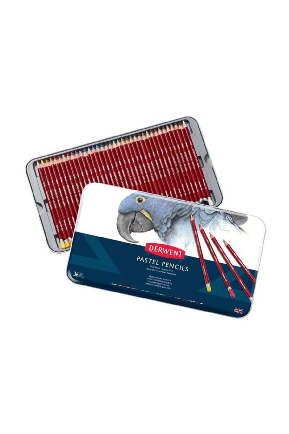 Derwent Pastel Pencil 36`lı Teneke Kutu Pastel Kalem Seti