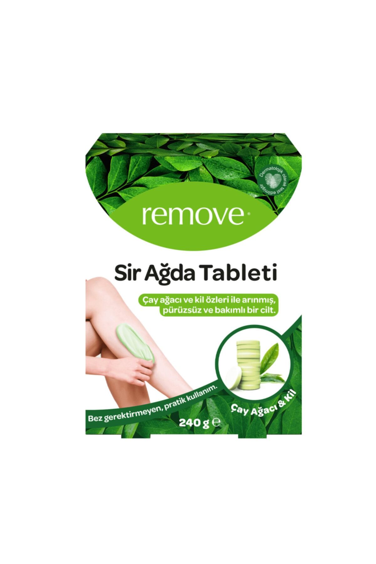 remove Sir Ağda Tableti Çay Ağacı ve Kil 12 Adet