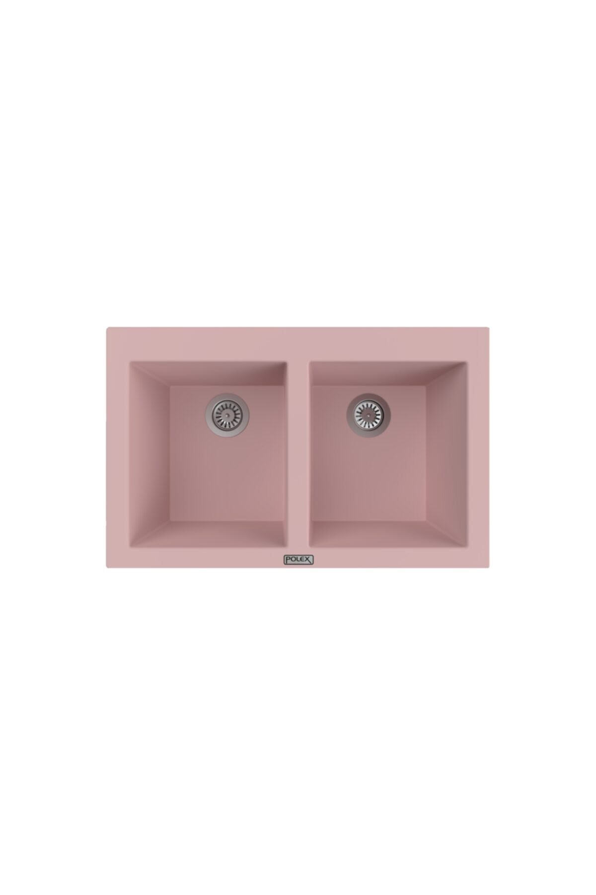 POLEX Cristalüx Granit Eviye P2xln Pembe