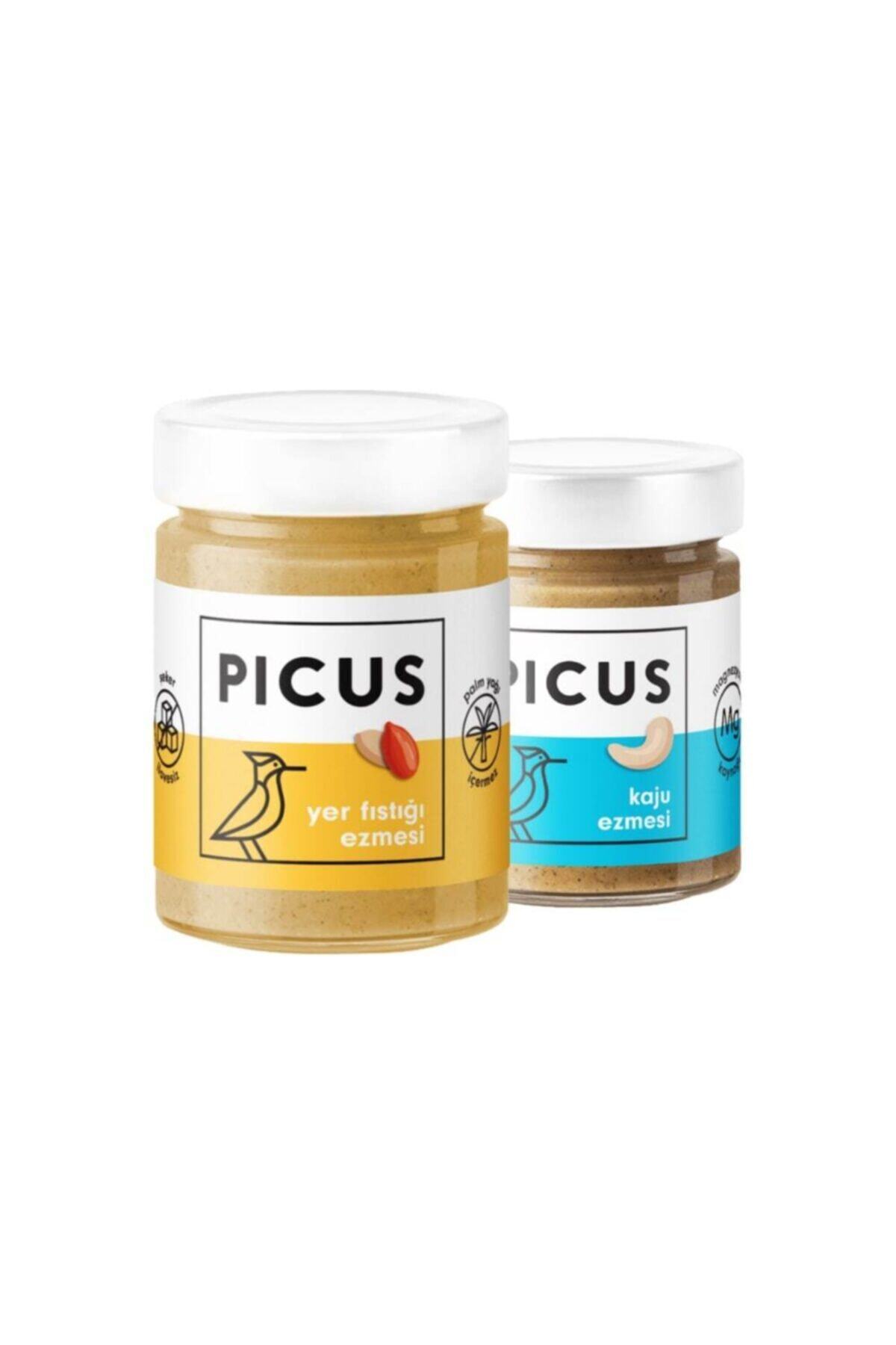 picus Fıstık Ezmesi 300 gr x1 Kaju Ezmesi 195 gr x1