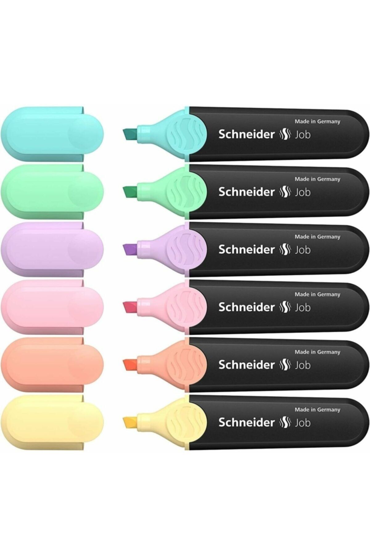 SCHNEIDER Pastel Fosforlu Kalem 6'lı Set