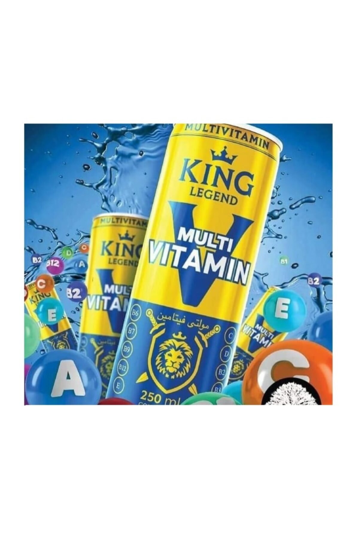 King Legend Multi Vitaminli Enerji Içeceği 250 Ml X 24 Lü