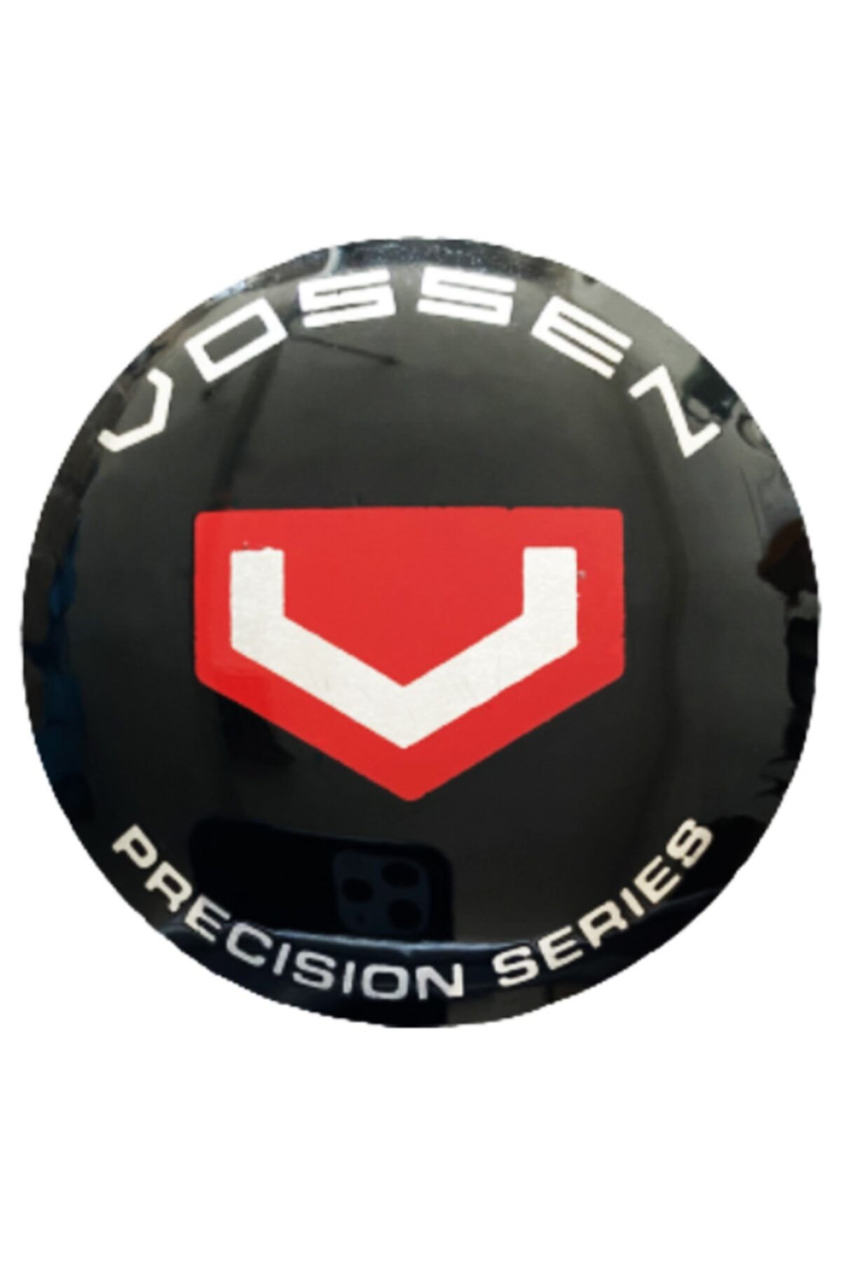 CAR TUNES Vossen Amblem Arması Jant Göbek Kapak Etiketi Alüminyum Sticker Yapıştırma Seti.