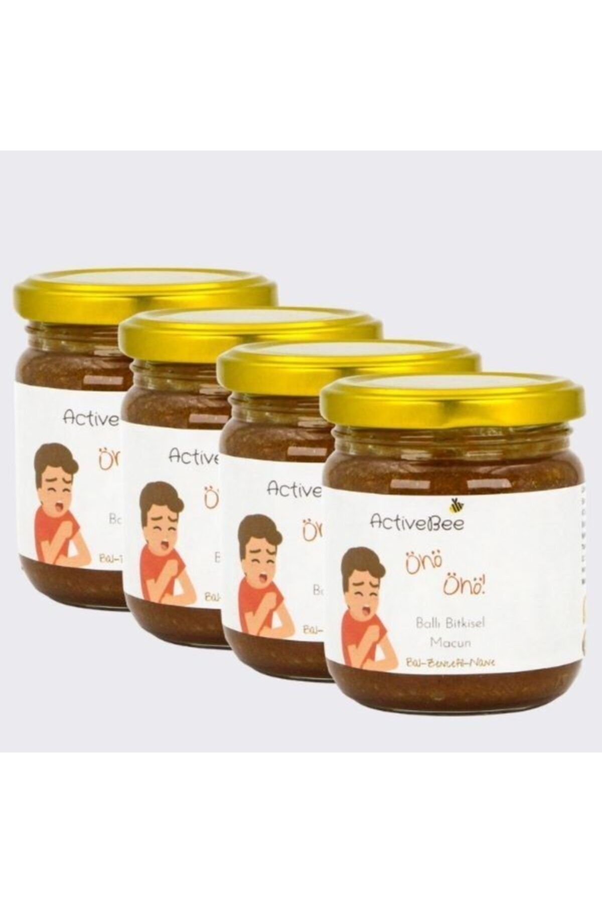 Kokosh Abla Active Bee Doğal Ürünler ‘öhö Öhö’ Ballı Bitkisel Macun (4 Adet)