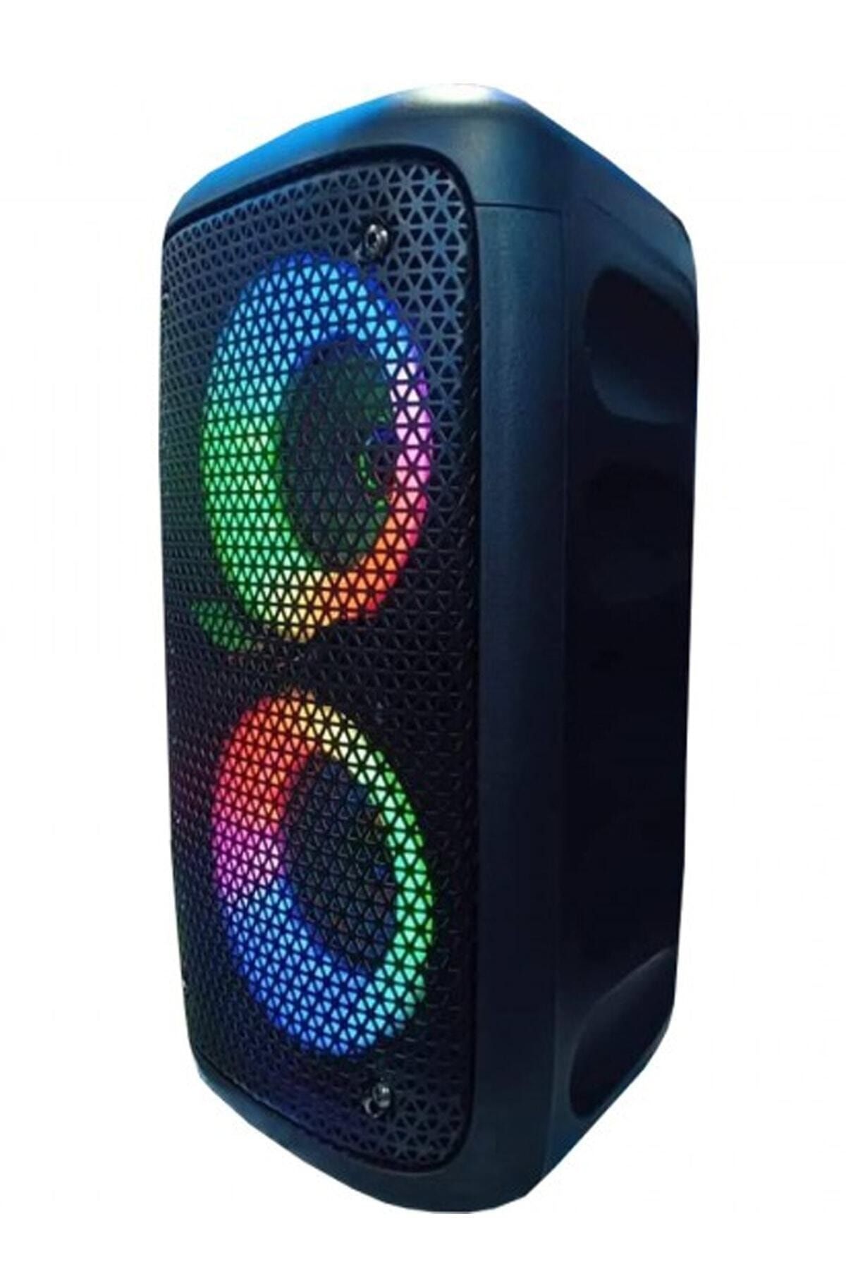 cmrkt Kts- 1266 Led Işıklı Kablosuz Taşınabilir Bluetooth Hoparlör