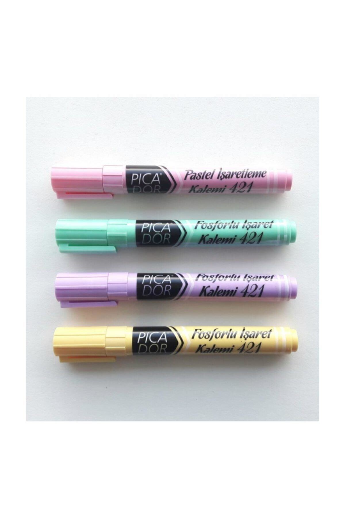 Picador 4 Lü Pastel Ve Fosforlu Işaretleme Kalemi