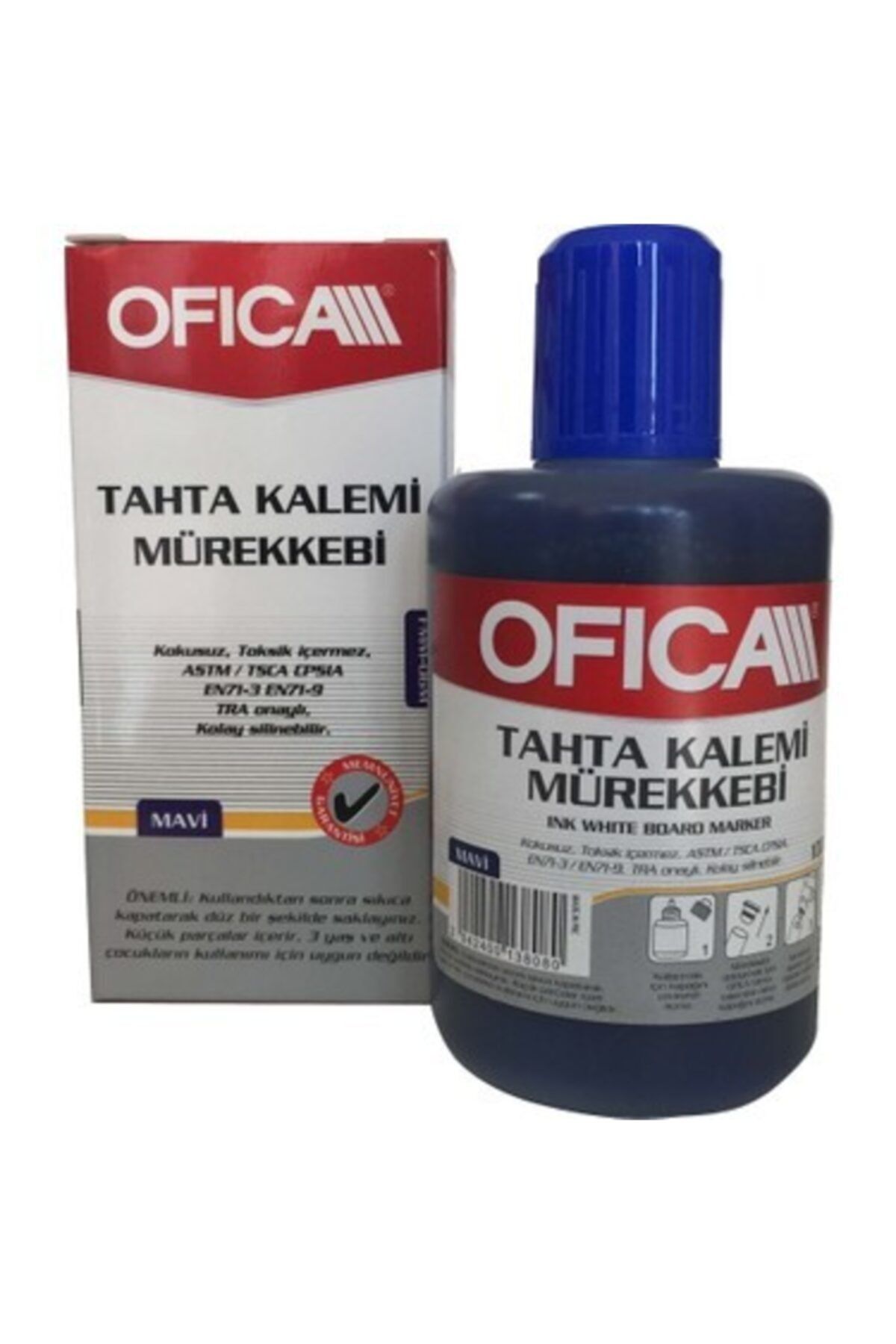 Ofica Tahta Kalem Mürekkebi 100 Ml Mavi Fmm-06m