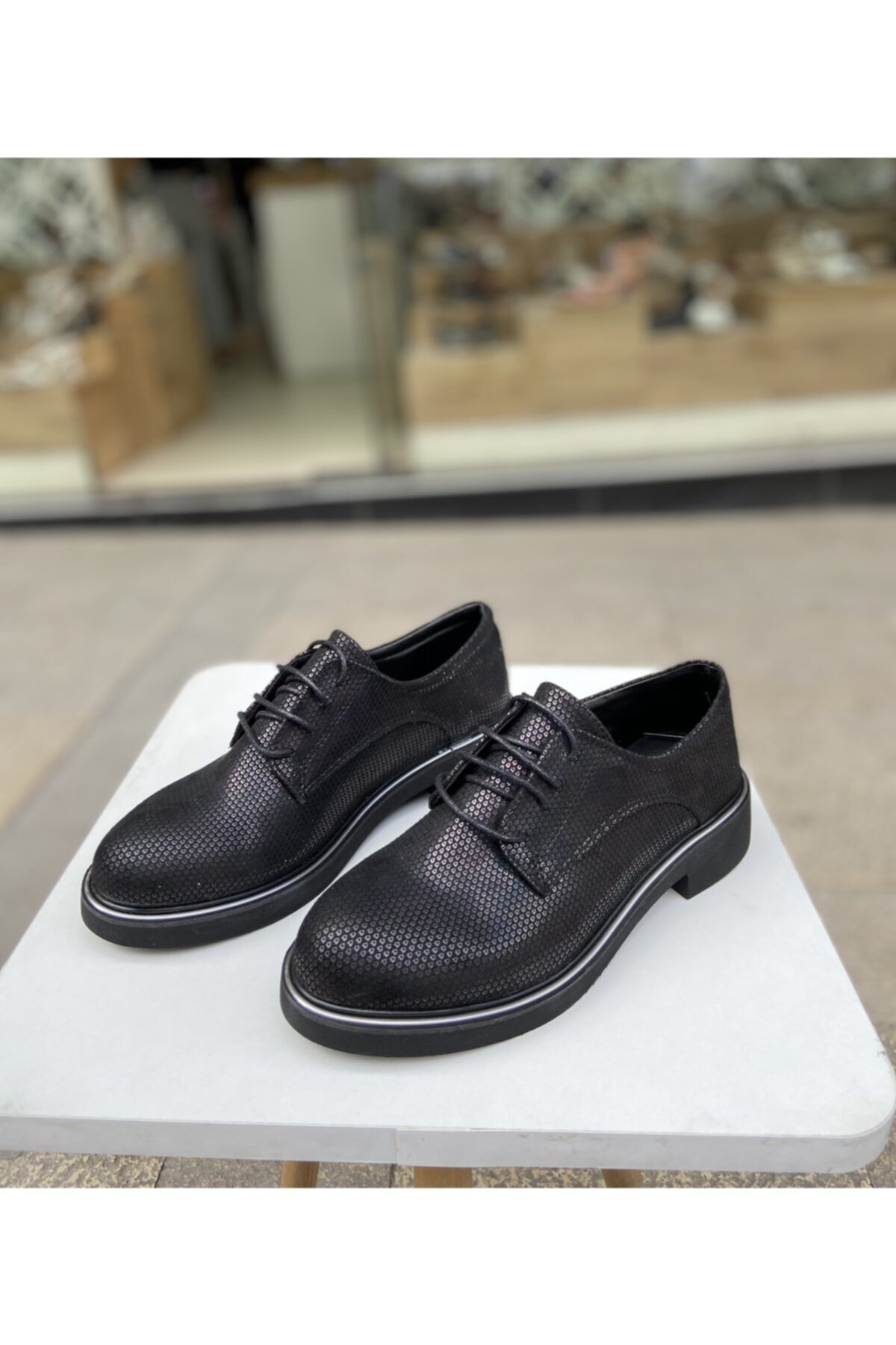 Gloriys Ayakkabı & Çanta Siyah Kadın Oxford Ayakkabı 2376509872356