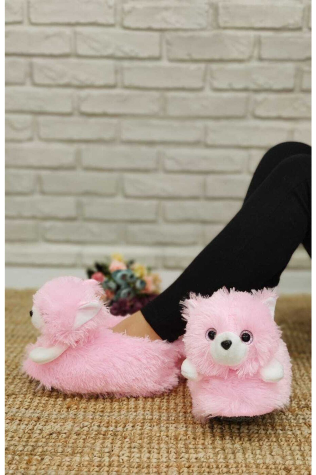 ZERDALİFE E Kadın Açık Pembe Ev Botu - Panduf 111181