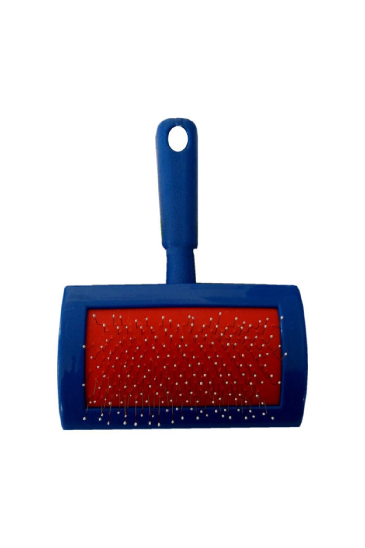 Ans Oval Kedi Köpek Tarağı 8*12*20 Cm Mavi