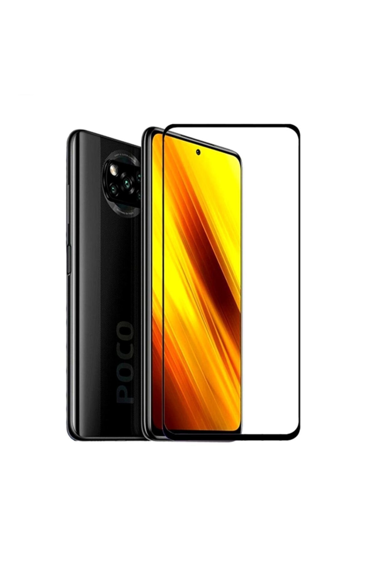Blue Aksesuar Xiaomi Poco X3 Nfc Tam Kaplayan Seramik Ekran Koruyucu