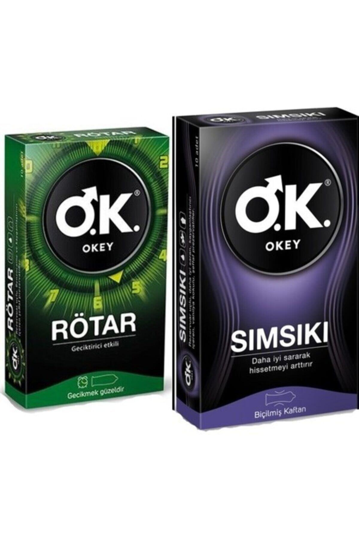 Okey Prezervatif Rötar 10 Lu + Sımsıkı 10 Lu