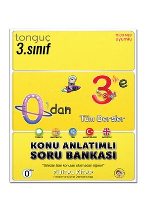 Tonguç 3. Sınıf 0 Dan 3 E Konu Anlatımlı Soru Bankası Image 0