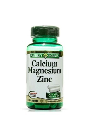 Calcium Magnesium Zinc D3 Takviye Edici Gıda 100 Kaplet Image 0