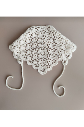 Yazlık Örgü kroşe bandana Image 0