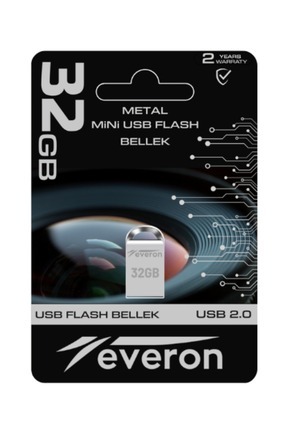 32 Gb Flash Bellek Metal Usb Mini Usb Bellek Made In Taiwan 2 Yıl Garanti Image 0