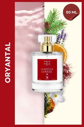 La Rocca La Rouge EDP Kadın Parfüm 50ml | Oryantal | Portakal, Lavanta, Yasemin, Amber, Yosun Image 0