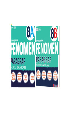 Fenomen 8.sınıf Paragraf A Ve B Soru Bankası Image 0