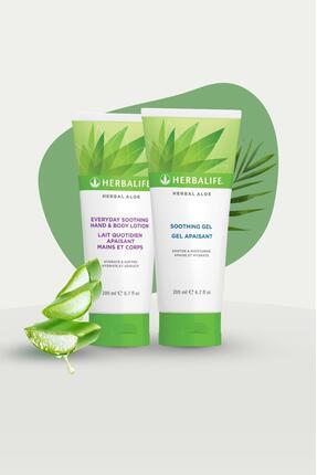 Herbal Aloe Rahatlatıcı Jel 200 ml Herbal Aloe El ve Vücut Losyonu 200 ml Image 0