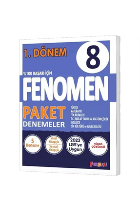 Gama Fenomen 8.sınıf Tüm Dersler 1.dönem Paket Denemeler (5.SINIF DENEME) Image 0