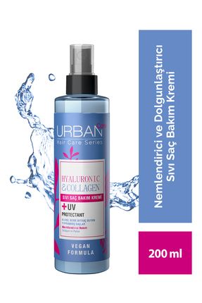 Hyaluronik Asit&kolajen Kuru Ve Cansız Saçlara Özel Sıvı Saç Bakım Kremi-vegan-200 ml Image 0