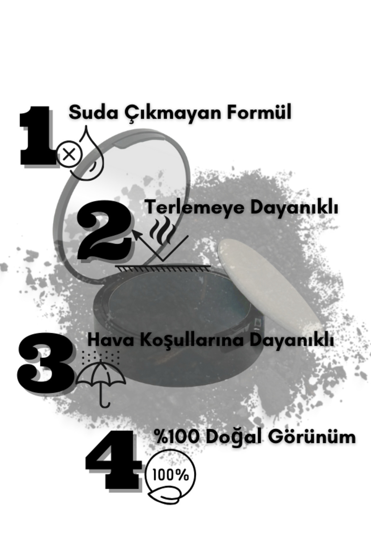 پودر موضعی کانسیلر ریش موی زرد/بلوند 14 گرم