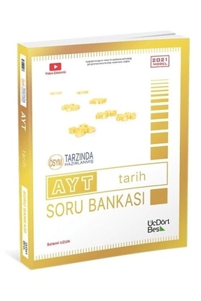 Üç Dört Beş Yks Ayt Tarih Soru Bankası - Selami Uzun Üç Dört Beş Yayınları Image 0