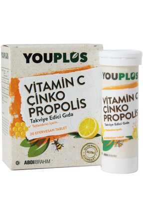 Vitamin C Çinko Propolis 20 Efervesan Tablet Image 0