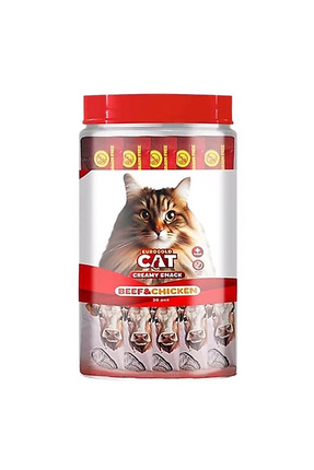 Cat Sıvı Kedi Ödülü Dana Etli Ve Tavuklu 30x15 gr Image 0