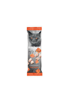 Softy Bites Chicken & Salmon Kediler için Yumuşak Atıştırmalık 10 gr Image 0