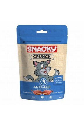 Crunch Anti-age Yaşlanma Karşıtı Somonlu Kedi Ödülü 60 gr Image 0
