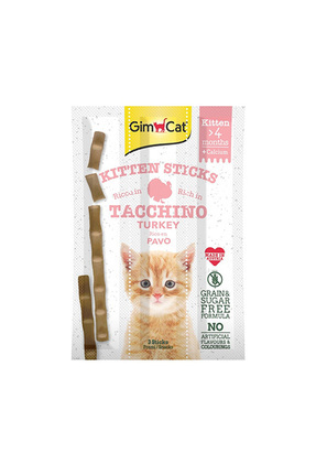 Sticks Kitten Hindili Yavru Kedi Ödül Çubukları 3x3 gr Image 0