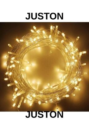 Juston 100 Ledli Fişli Led, Dekor Lambası 10mt Gün Işığı Koza Gift Image 0