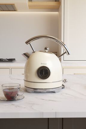 Isı Göstergeli Retro Kettle Su Isıtıcısı 1,8 Litre Fr-kt06 Magnoli Image 0