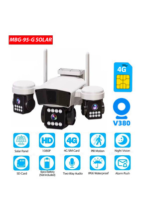MBG-95-G SOLAR PTZ GÜVENLİK KAMERASI Image 0
