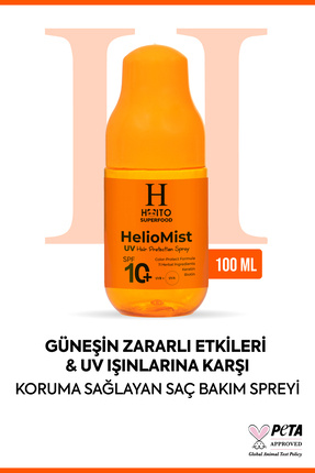 HelioMist Güneşin Zararlı Etkilerinden&UV Işınlarına Karşı Koruma Sağlayan Saç Bakım Spreyi 100ml Image 0