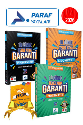 PARAF GARANTİ 10 GÜNDE PROBLEMLER-GEOMETRİ-MATEMATİK Image 0