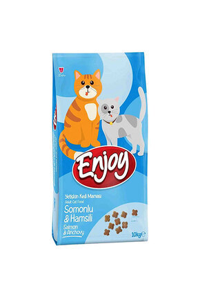 Somonlu Ve Hamsili Yetişkin Kedi Maması 10 Kg Image 0