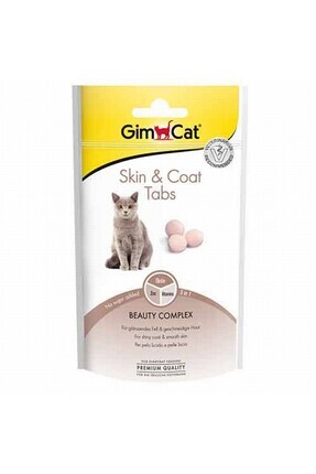 Skin Coat Tabs Deri Ve Tüy Sağlığı Kedi Ödül Tableti 40 gr Image 0