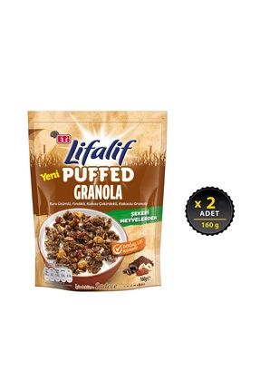 Lifalif Puffed Granola Kakao 160 g x 2 Adet Image 0