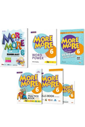 Kurmay Yayınları 6. Sınıf More And More Practice Set Selfie Test Word Power Reading Alley 6 Kitap Image 0
