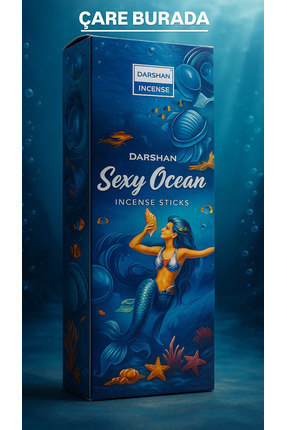 Darshan Incense - Sexy Ocean 20'li Çubuk Tütsü Image 0