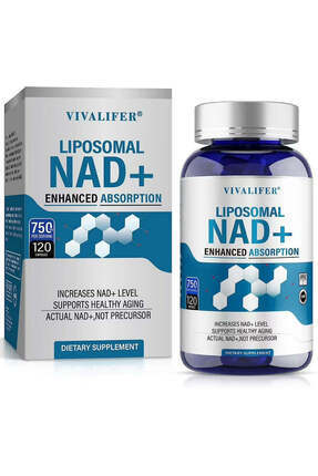 Liposomal Nad 500mg With Trimethylglycine Tmg 250 Mg Anti Aging Repair Brain120 Caps Image 0