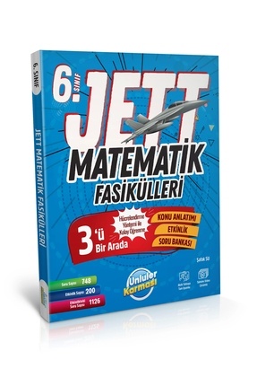 Ünlüler Karması 6. Sınıf Jett Matematik Fasikülleri 2024 BASIM Image 0