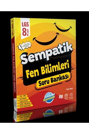 ÜNLÜLER KARMASI 8. SINIF SEMPATİK FEN BİLİMLERİ SORU BANKASI Image 0