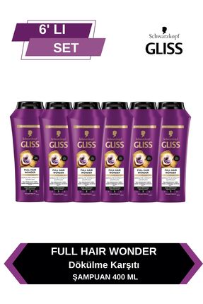 Full Hair Wonder Dökülme Karşıtı Şampuan 400 mlx6 Adet Image 0